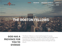 Tablet Screenshot of bostonfellows.com